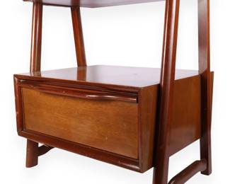 Mid-Century Modern Mahogany End Table by Hickory Manufacturing, circa 1950s