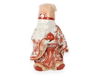 A Chinese Ceramic Mudman Figure of Shou-Lao (Shouxing)