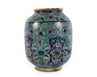 Armenian Pottery Vase, Jerusalem, Palestine, Kütahya Style