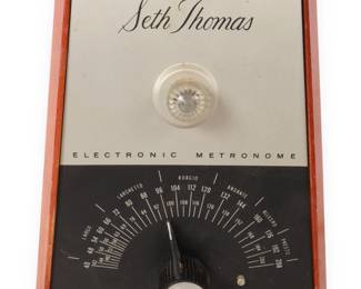 Vintage Seth Thomas Electronic Metronome, Wooden Case