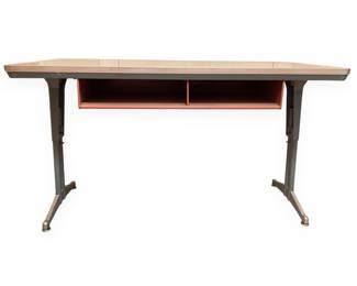 A Mid-20th Century Industrial or Schoolhouse Desk, circa 1960s