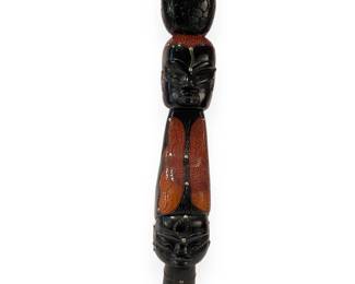 Carved Wood Tribal Style Sculpture