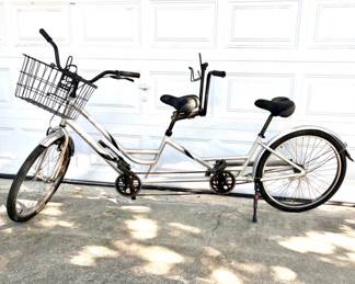 Sun Brickell Tandem Bicycle with Basket