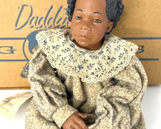 Daddy’s Long Legs African American Folk Art Doll “Addie”