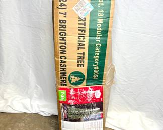 7’ Non-Lit Brighten Cashmere Artificial Christmas Tree