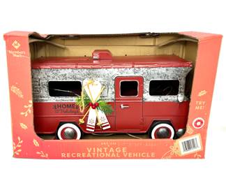 Large Vintage Style Recreational Vehicle Christmas Decoration NIB - Retired