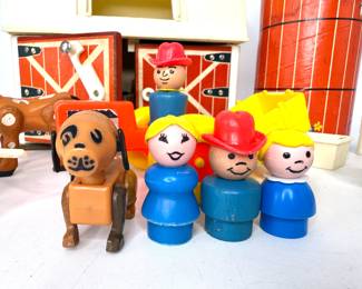 1968 Fisher Price Little People Family Farm Set