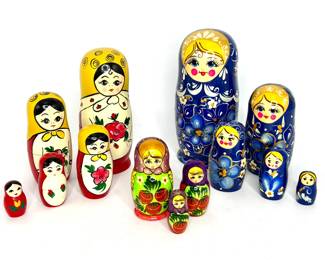 Russian Nesting Doll Lot