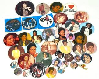1980’s Michael Jackson Button Collection
