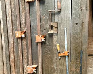 Lot of 8 Heavy Duty Clamps