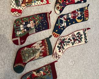 Needlepoint stockings 