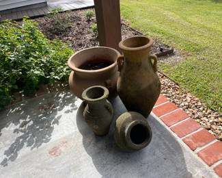 Outdoor pottery