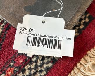 Pinkerton Dispatcher Metal Sun