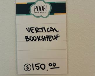 Vertical Bookshelf 