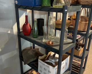 Vases, Storage Shelves 