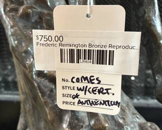 Frederic Remington Bronze Reproduction 