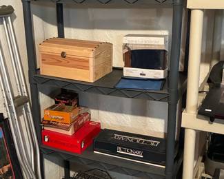 Storage Shelves, Misc Items 