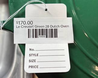 Le Creuset Green 28 Dutch Oven 