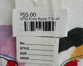 Vtg Fred Babb T-Shirt 