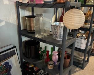 Vases, Storage Shelves 