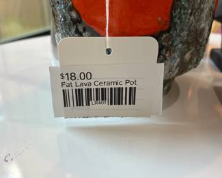 Fat Lava Ceramic Pot 