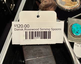 Dansk Rosewood Serving Spoons 