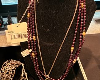 Sterling Tassel Necklace (BL)