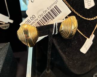 Givenchy Clip on Earrings 