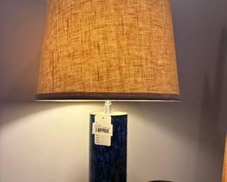 Blue MCM Ceramic Lamp 