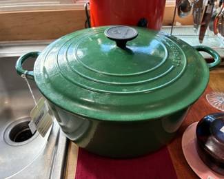 Le Creuset Green 28 Dutch Oven 