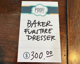 Baker Furniture Dresser 