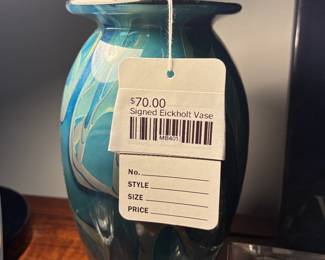 Signed Eickholt Vase 