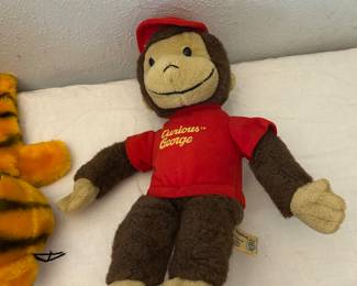 Curious George plush vintage