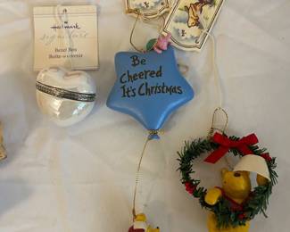 Classic Pooh ornaments - new