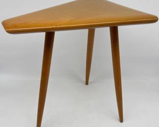 Mid century maple cigarette table by Cushman Contemporary, Vermont