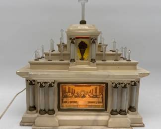 Last Supper lighted altar