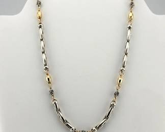 Michael Dawkings sterling/vermeil chain