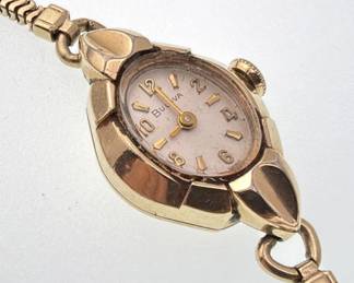 14kt Bulova ladies watch
