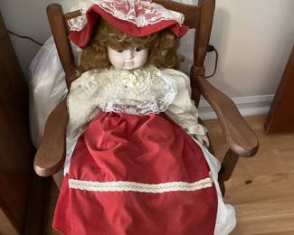 Vintage Porcelain Doll Possibly a Suzanne Gibson Doll