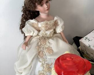 Porcelain Bride Doll
