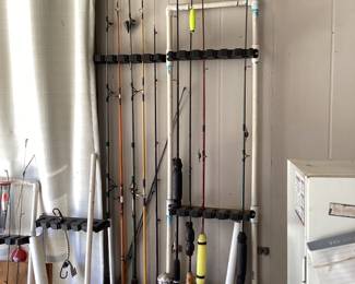 Fishing Poles and Racks