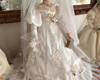 Porcelain The American Bride Doll by Destiny Dolls