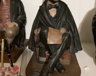 Vintage Sculpture of Abraham Lincoln by Tom Clark