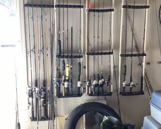 Fishing Poles and Racks