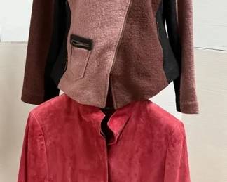 Lafayette 148 Suede Jacket, Carson Multi Colored Wool Jacket