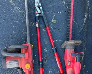 Craftsman Hedge Trimmer, Homelite Chainsaw, Corona Hand Clipper