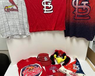 Cardinals Memorabilia And XXL Shirts 