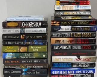 John Grisham and James Patterson Book Collections