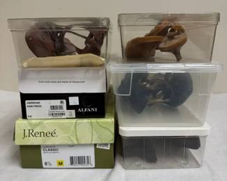 Womens Work Evening Shoes, Bins Included