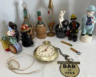 Vintage Decanters And Barware 